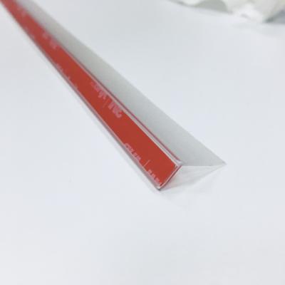 China Industrial Custom Self Adhesive Shower Door Sealing Strip Flexible Silicone Seal Strip PVC Door Seal Strip for sale