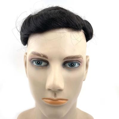 China Best Thin Straight Skin Men's Wigs Hair Man Hair Pieces Toupee New, Hair Piece For Colored Men, Colored Men's Toupee Hair Wigs For Men for sale