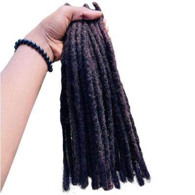 China Wholesale 100% Afro Loop Hair Dreadlock Extension Slot Extension Crochet Hair Handmade Afro Curly Dreadlock for sale