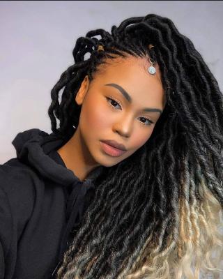 China 100% Real Afro Curly Hair 1B Curly Crochet Hair Wholesale Dreadlock Hair Handmade Afro Curly Dreadlocks Extension for sale