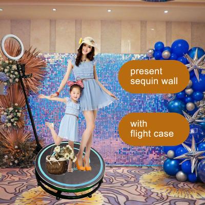 China Custom colorful logo event/party/conference/festival spincam 360 photo booth RGB lamp wand LED light with stand 360 video booth photobooth for sale