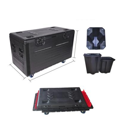 China Space Detachable Backup Detachable HDPE Flight Road Plastic Cases For Moving Head Light Beam 230 Stage 230W 260W 5r 7R 9r Sharpy Light for sale