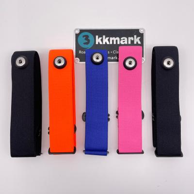 China Customized Orange Blue Orange Ring Black Pink Black Nylon Soft Elastic Chest Straps Bands Belts For Polar Heart Rate Monitor Sensor for sale