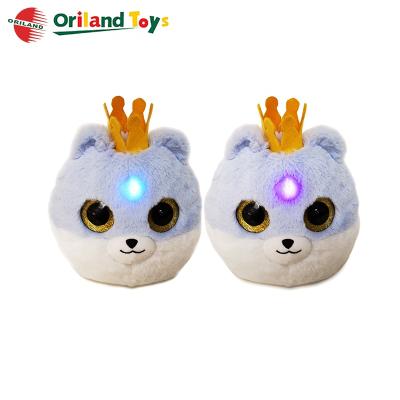 China Stuffed Plush Led Light Glow Toys For Kids Twinkle Big Eyes Glow Color Changing Animal Led Light Soft Stuffed Plush Teddy Bear Toy for sale