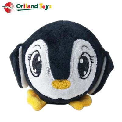 China Squeezable Plush Squishy Ball Soft Memory Foam Stuffed Plush Squishy Penguin Squeeze Ball Animal Toys for sale