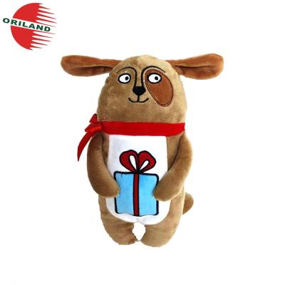 China Wholesale Soft Toy Dog Stuffed Animal Christmas Plush Toys for sale