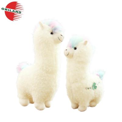 China Colorful Dreamy Plush Alpaca Cute Plush Toy Doll for sale