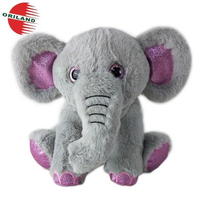 China ORILAND Plush Toys FASHIONABLE Glitter Eyes Plush Elephant Toys Soft Stuffed Toys for sale