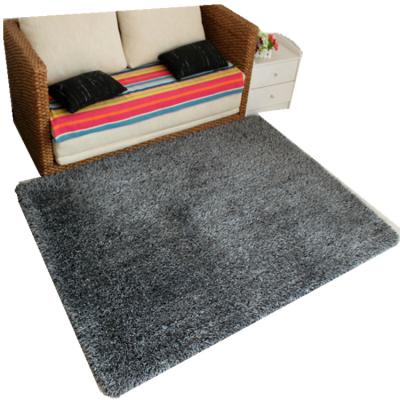 China Simple Long Hair Pile Chinese Silk Polyester Microfiber Shaggy Living Room Carpet for sale