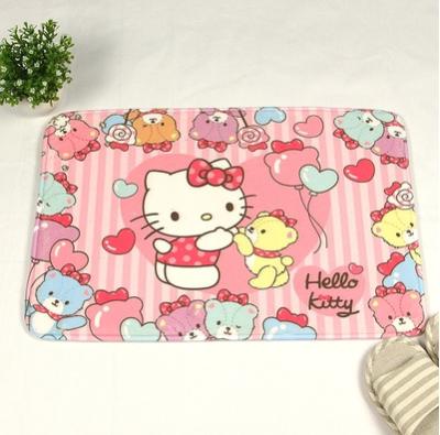 China Print Kids Living Room Rug With Hello Kitty Pattern for sale