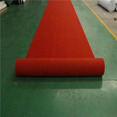 China Good Quality Nonwoven Disposable Red Carpet for Wedding, Exhibition, Event, Corridor, Corridor, Lobby, Hotel, Polyester Felt Outdoor Carpet for sale