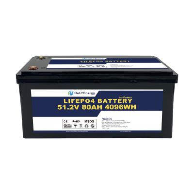 China Lithium 48v 80ah Lifepo4 Batterie für Boote Ev U-Boot zu verkaufen