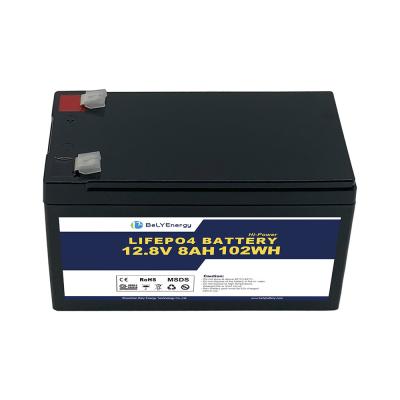 China Draagbare 12V 8AH LiFePo4-batterij voor verbruikerelektronica RV-communicatiestation Te koop