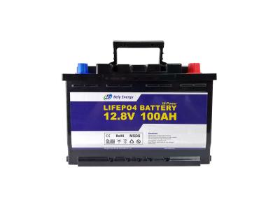 China Batterij 12 van de botenrv Robot 12V LiFePo4 de Batterij van het Volt100ah Lithium voor het Kamperen Te koop