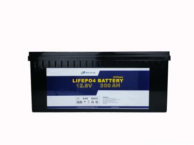 China 18650 Navulbare Lifepo4-Batterij 12V 300Ah rv Marine Lifepo 4 Vrije tijdsbatterij Te koop