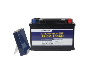 Κίνα Επίδειξη Lifepo4 12V 100Ah οδηγημένων των ναυτικό ελαφριών λίθιου οδηγήσεων μπαταριών προς πώληση