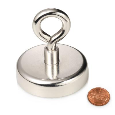 China Kellin Neodymium Pot Magnet Neodymium Cup Magnets Matching Strikers and Screws - 70 LB and Up to 88 LB Holding Power for sale