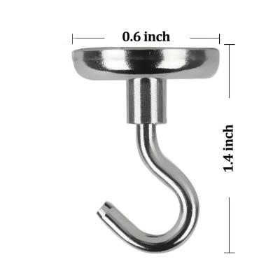 China Kellin Neodymium Pot Magnet 0.6''D X 1.4''H Neodymium Magnetic Hooks Used asTool Holder for sale