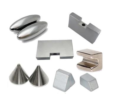 China Kellin Irregular Shape Magnet Custom Industrial Special Shaped Magnetic Block wedge Neodymium Iron Boron Magnets for sale