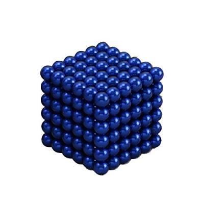 China Kellin Neodymium Magnetic Balls Blue Coated Colorful 5mm Magnetic Balls 216pcs Spheres for sale