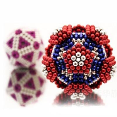 China Kellin Neodymium Magnetic Ball Colorful Magnetic Sculpture Balls for Intelligence Development and Stress Relief for sale