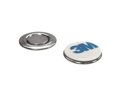 China Kellin Neodymium Magnets Magnetics Name Badges Small Round Magnetic Fastener ID Badge Holder with Adhesive for sale