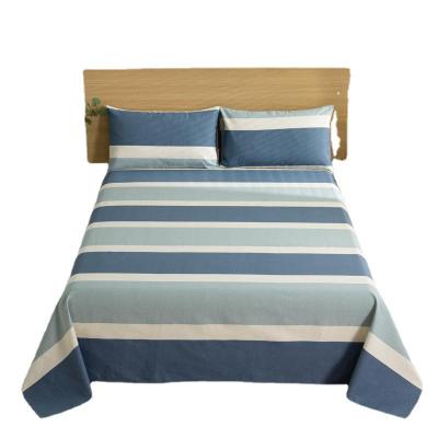 China Wear-resistant and durable pure cotton spring old cotton fabric durable raw bed thick bed sheet for sale