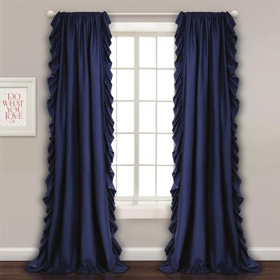 China Fancy Blackout Blackout Fashion Modern Luxury 2 Panel Style Living Room Curtains Blackout New Drapes Fabric Curtain For Bedroom Hotel for sale