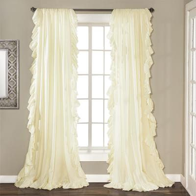 China Wholesale High Blackout Rod Pocket Curtains Shade Luxury Drapes Double Sides Window Fabric Blackout Drapes Curtain For Hotel Bedroom for sale