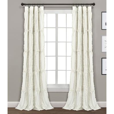 China Blackout Lvory Luxury High Quality Classic Cheap Living Room Hotel Bedroom Brushed Window Fabric Blinds Drapes Blackout Curtains for sale