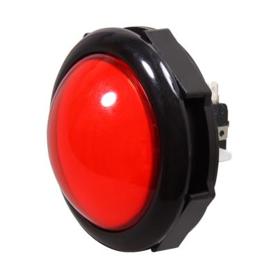 China 100MM Arcade Push Button Game Machine Plastic Push Button Switch with 12V LED Light SHAPE-H for sale