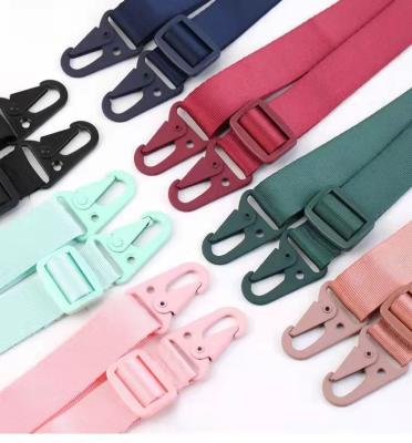 China Low MOQ Unisex Lanyard Neck Strap Lanyards For Locks Double ID Card Gym Cell Phone Adjustable Straps Hooks Lanyards for sale