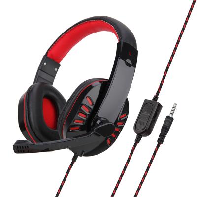 China Pluggable Wire Factory Selling High Quality Computer Gaming Headset PS4 Earbuds Earphone With Microphone for sale