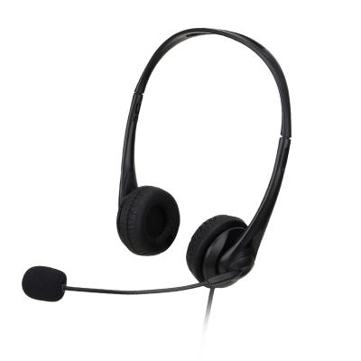 China SY490 Pluggable Wire Wired Computer USB Headset Call Center Headset For Desk Light Microphone for sale