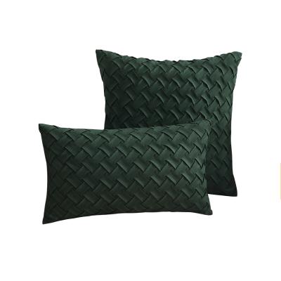 China PP Cotton Suede Pillow Hand - Woven Car Home Living Room Comfortable Pillowcase for sale