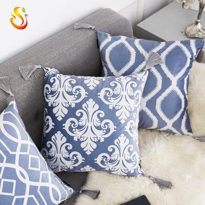 China Washable Custom Good Quality Luxury European Style Cushion Covers, Striped Cushion Cover From China for sale