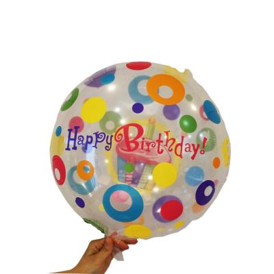 China Toy New Arrival 18 Inch Central Statistical Hot Sale Happy Birthday Colorful Helium Foil Balloon Gift For Birthday Decoration for sale