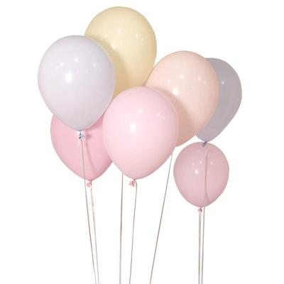 China 12 inch hot sale new arrival discount solid color latex macaron balloons gift toy for sale