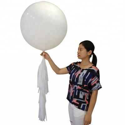 China 36 Inch Large White Latex Balloons Gift Toy For Giant Balloon Decorations for sale