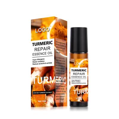 China Custom Natural Organic Whitening Turmeric Essential Oil Skin Revitalizer BLIW Anti Aging Roll On Facial Turmeric Face Oil for sale