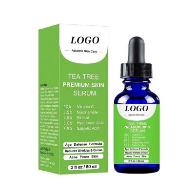 China Revitalizer BLIW Private Label Herbal Skin Care Treatment Tea Tree Oil Face Serum To Anti Acne Organic Facial Super Pimple Remover for sale