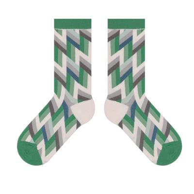 China 2021 Thick Cotton Plaid Casual Personality INS Cotton Socks High Quality Men's Socks Tube Women's Socks 200 Points for sale