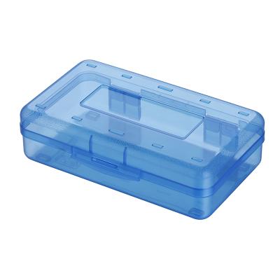 China Schools & Custom 20.5x12.5x6cm Offices / Home Clear Plastic PP Pencil Case Large School Storage For School Bulk for sale