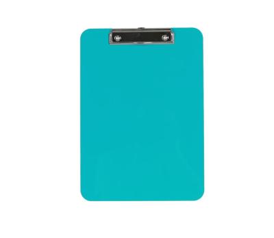 China Office stationery high quality A4 plastic clipboard with customized color and logo for sale