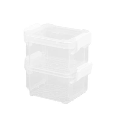 China Schools & Eco-friendly Clear Office Supplies Storage Plastic Pencil Box Container PP Plastic Pencil Case for sale