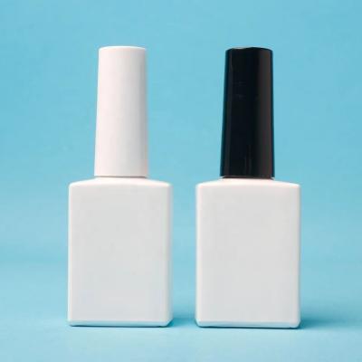 China Custom Logo 10ml Nail Polish Bottle  Coating Empty Uv Gel Polish Bottles for sale