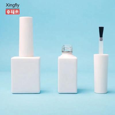 China Anpassbare leere Glasgelflasche Mini Weiß für die Schönheitsindustrie zu verkaufen