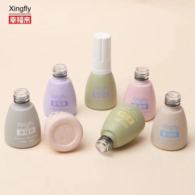 China Klarer 12ml Luxus Leerer Gel Glas Nagellack Flasche Custom Logo Quadrat Nagellack Flasche zu verkaufen