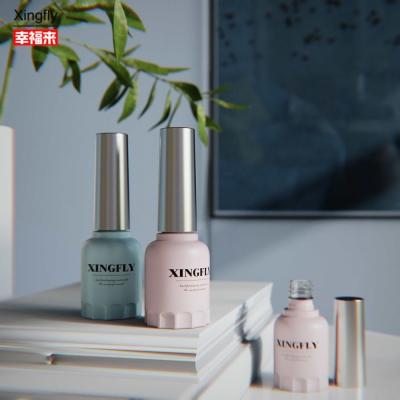 China 12 ml frasco de esmalte de unhas recipiente redondo UV gel esmalte de unhas frasco de vidro à venda