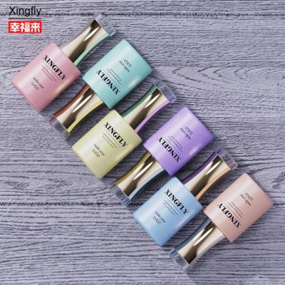 China 15ml Nail Polish Bottle Round Nail Polish Empty Uv Gel Cosmetic Packaging Polish Bottle for sale